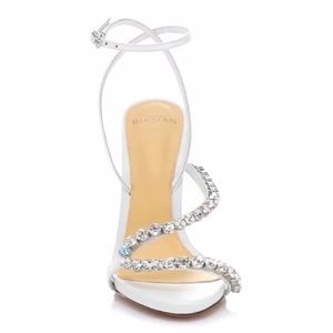 Alexandre Birman something blue leather bridal sandals. In GREAT CONDITION